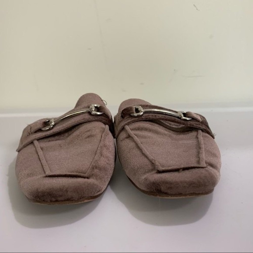 Steven By Steve Madden Mauve Velvet Mule Flats - image 5